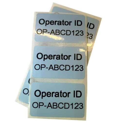 Drone or Aircraft Operator ID BLUE Stickers CAA UK Regulatory Labels ...